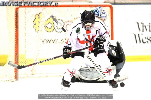 2019-01-19 Hockey Milano RossoBlu U13-Aosta Gladiators 0946 Matteo Francesco Virgillito